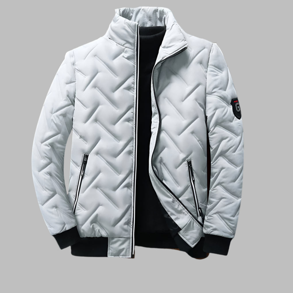 Veste coupe-vent entièrement zippée pour homme