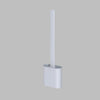 Brosse de toilette flexible et amovible en silicone