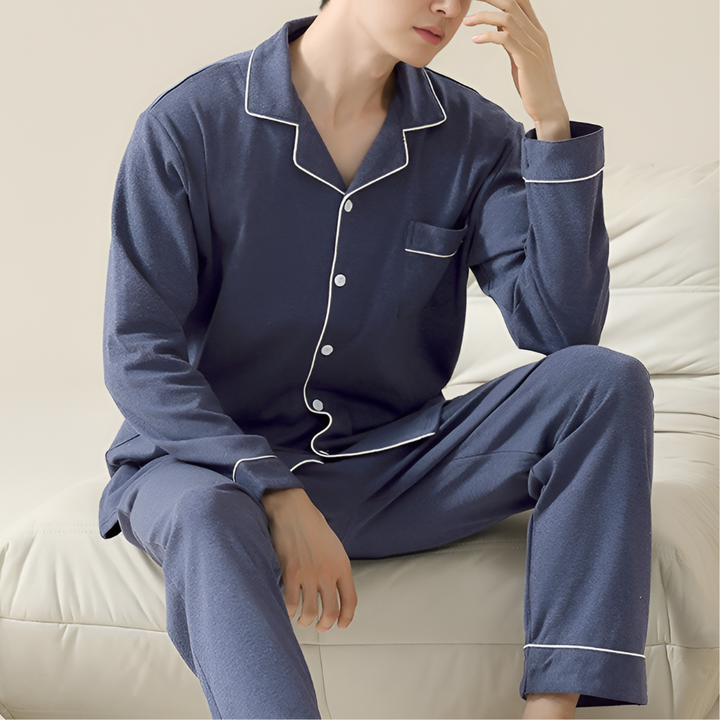 Pyjama confortable en coton pour homme