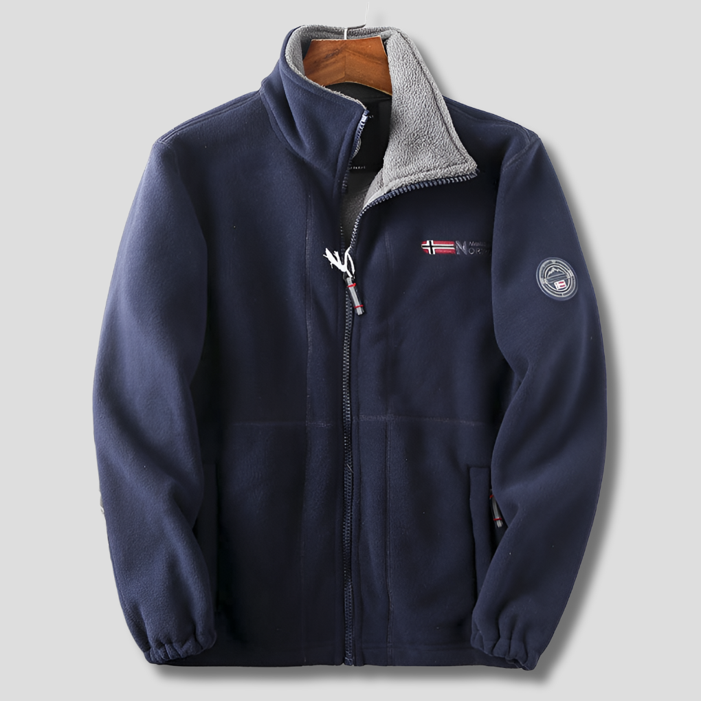 Polaire d'extérieur décontractée pour hommes