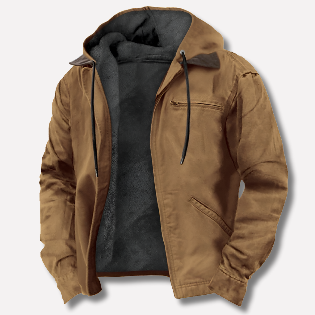 Veste d'hiver élégante et doublée