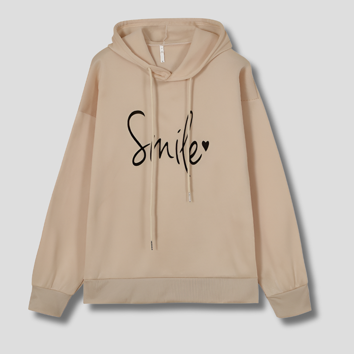 Sweat à capuche Smile pour femme