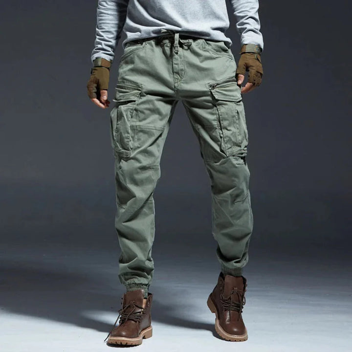 Pantalon cargo à poches multiples pour homme