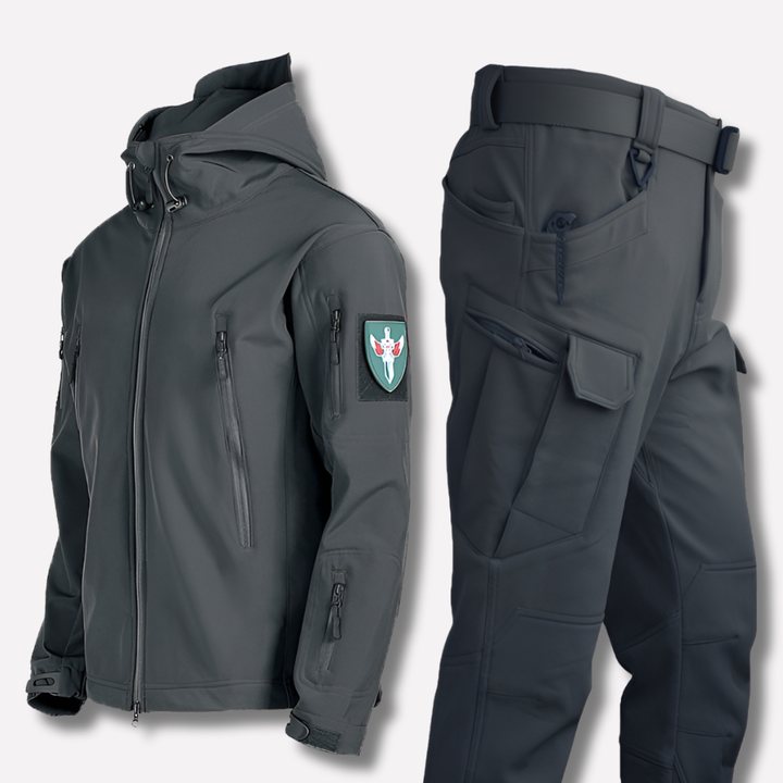 Ensemble d'extérieur imperméable et coupe-vent pour homme
