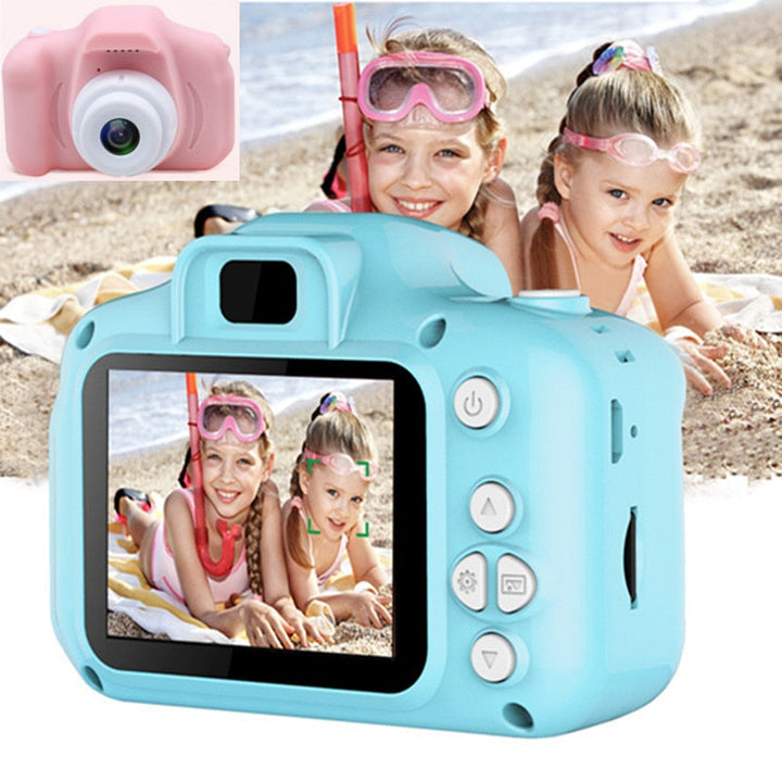 Mini appareil photo numérique HD avec étui de protection pour enfants