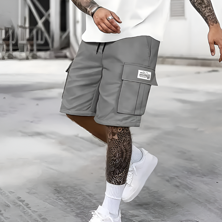 Short cargo décontracté pour homme, coupe ample