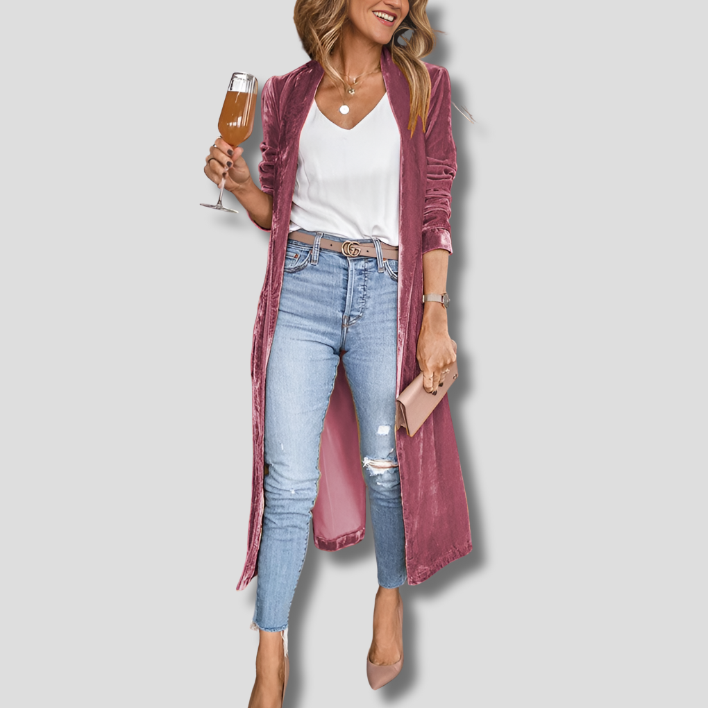 Cardigan long pour femme