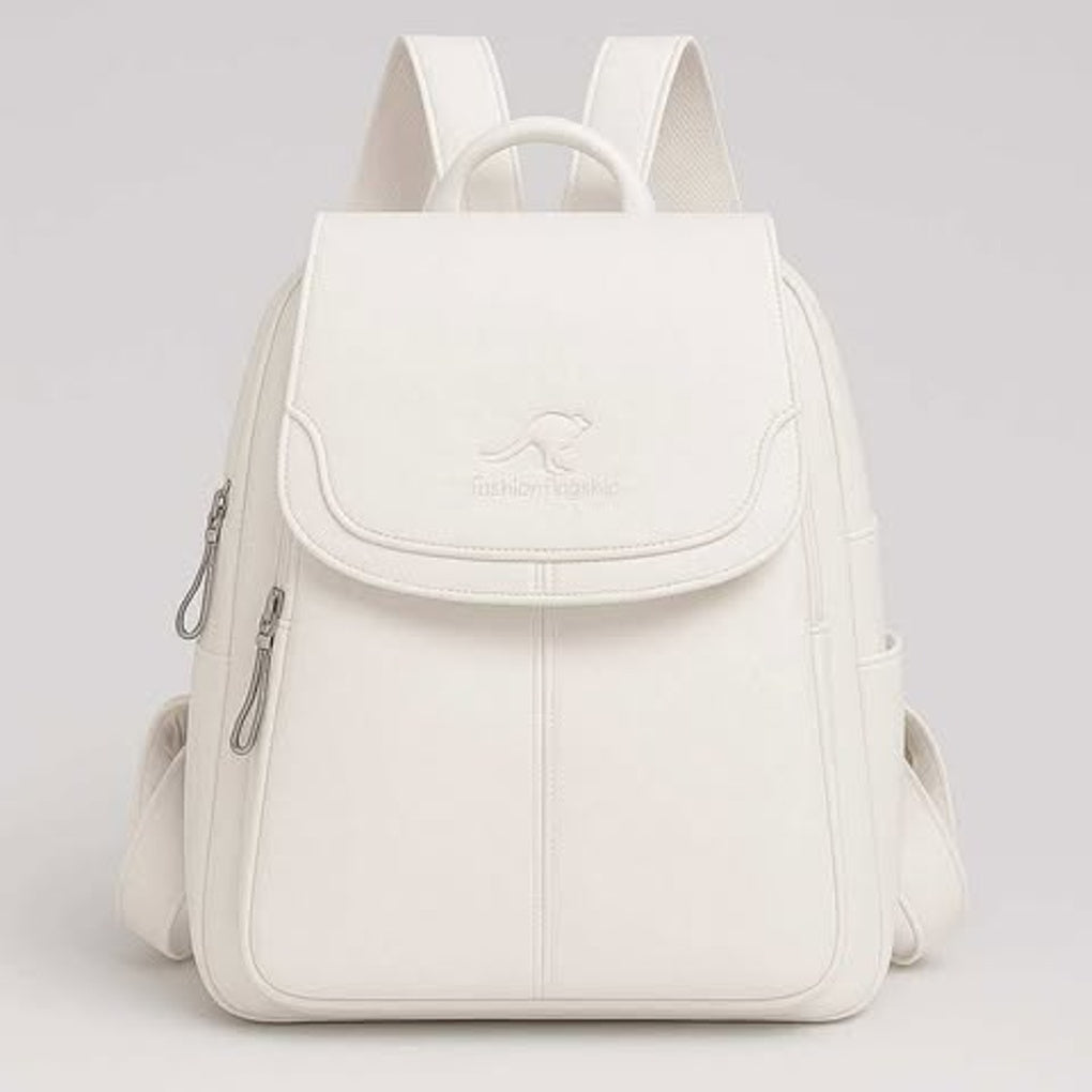Sac à dos en cuir antivol pour femmes élégantes