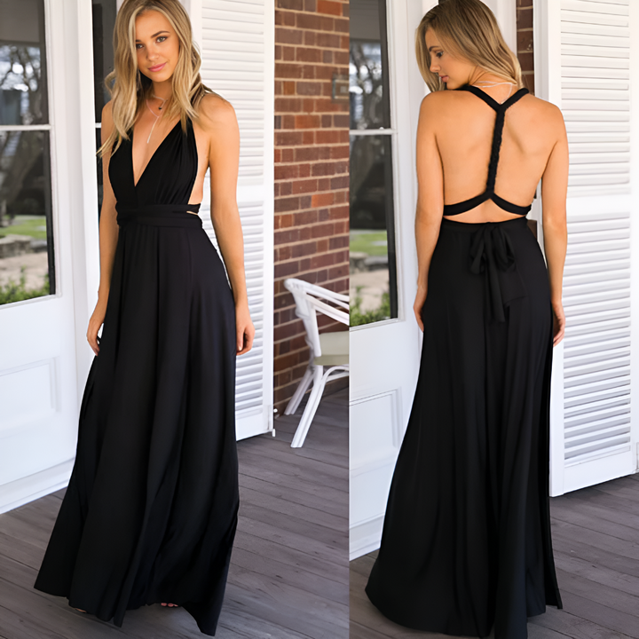 Robe portefeuille multi-positions A Lot pour femme