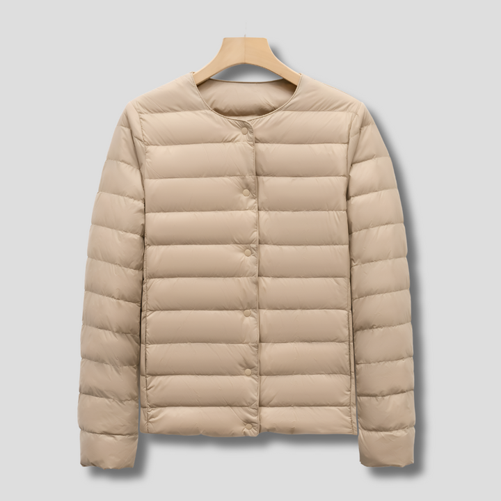 Doudoune portable sans col pour le printemps et l'hiver