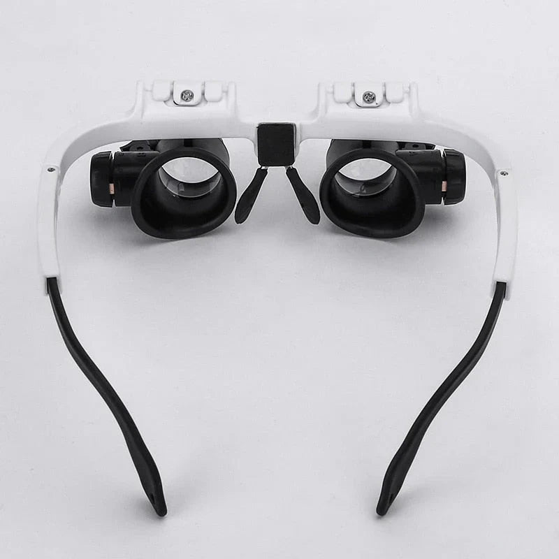 Loupe avec éclairage LED et lentilles réglables : précision et confort pour vos travaux minutieux