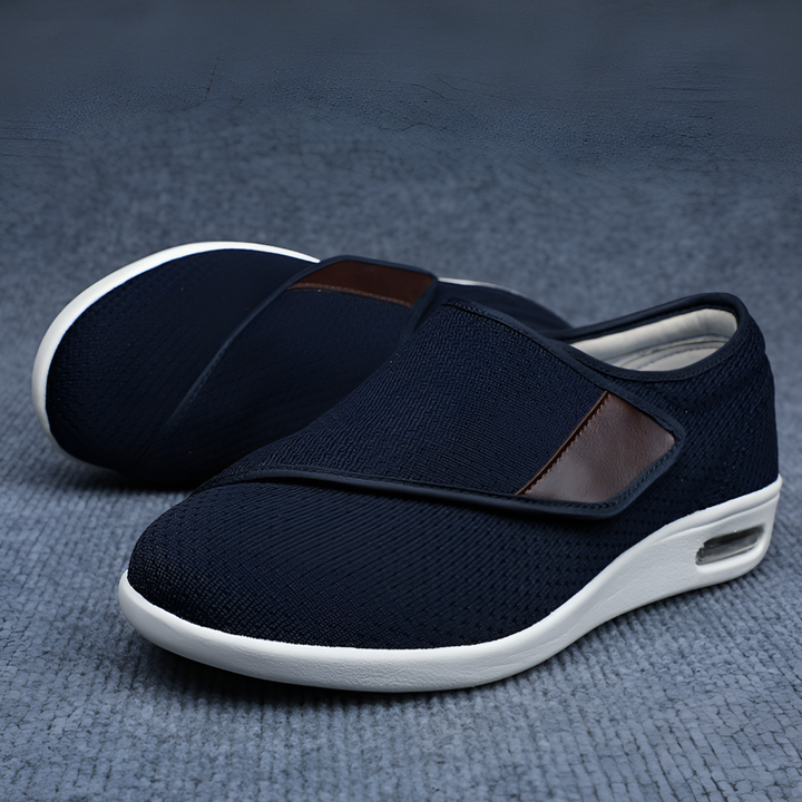 Chaussures diabétiques larges pour les pieds gonflést