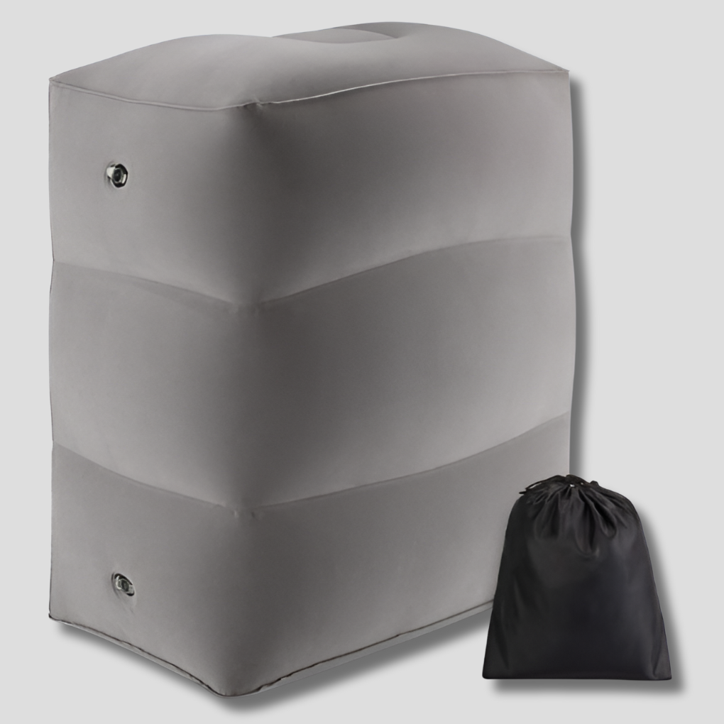 Repose-pieds de voyage gonflable