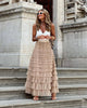 Jupe longue en tulle avec ceinture élastique