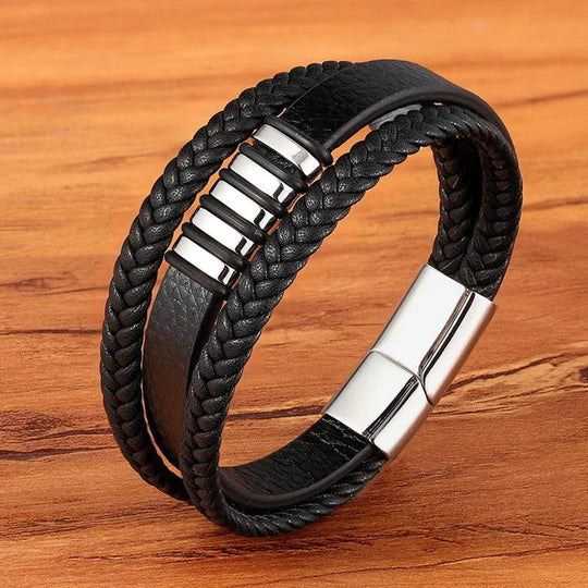 Bracelet en cuir élégant pour homme