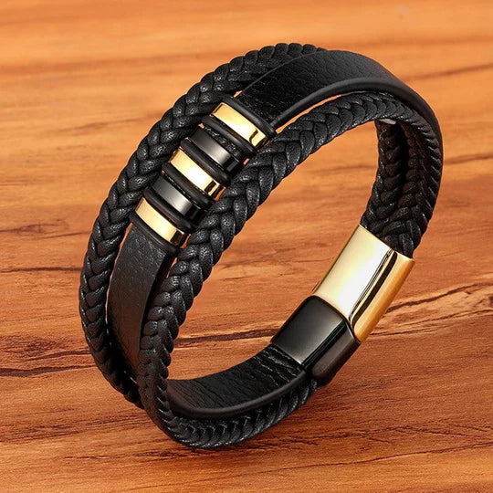 Bracelet en cuir élégant pour homme