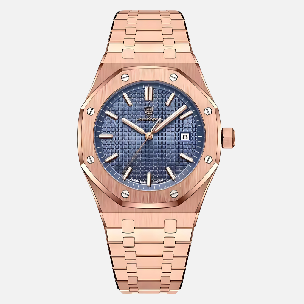 Montre élégante pour homme en acier inoxydable