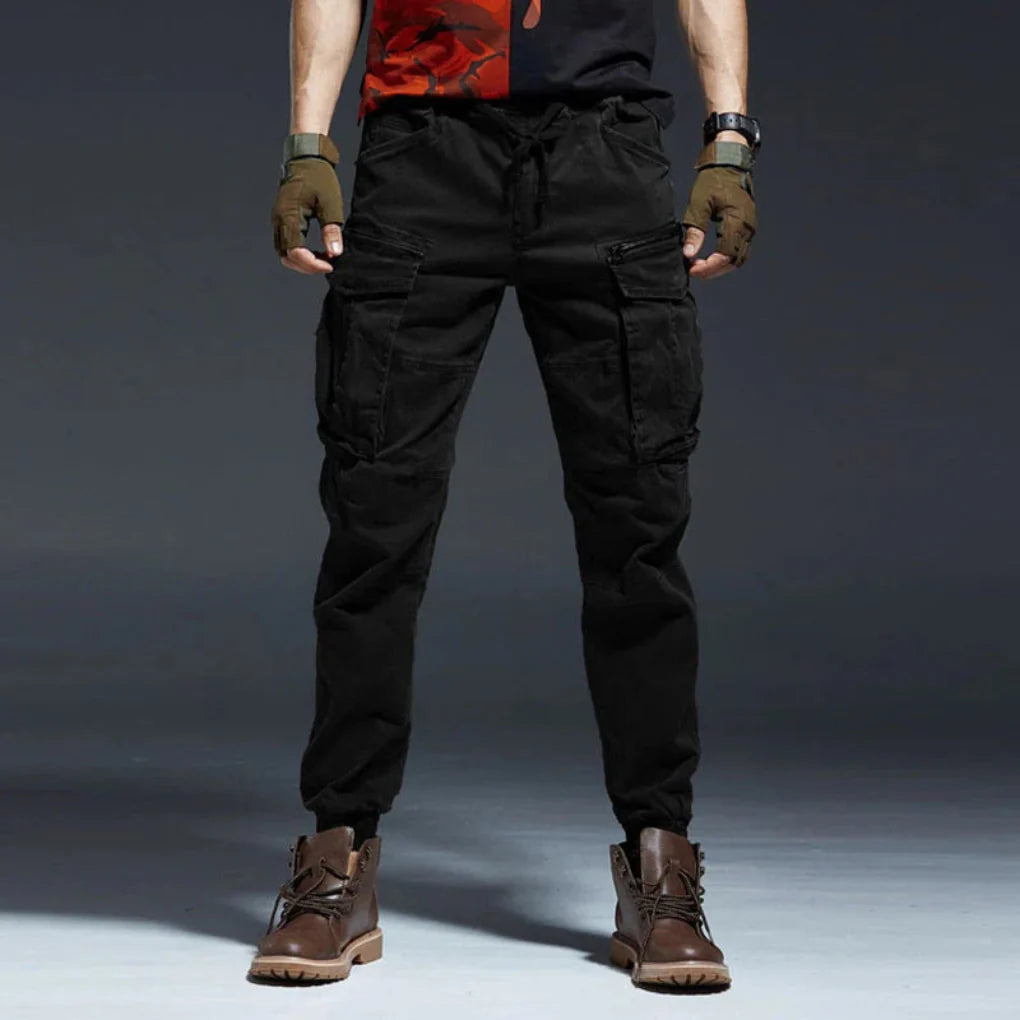 Pantalon cargo à poches multiples pour homme