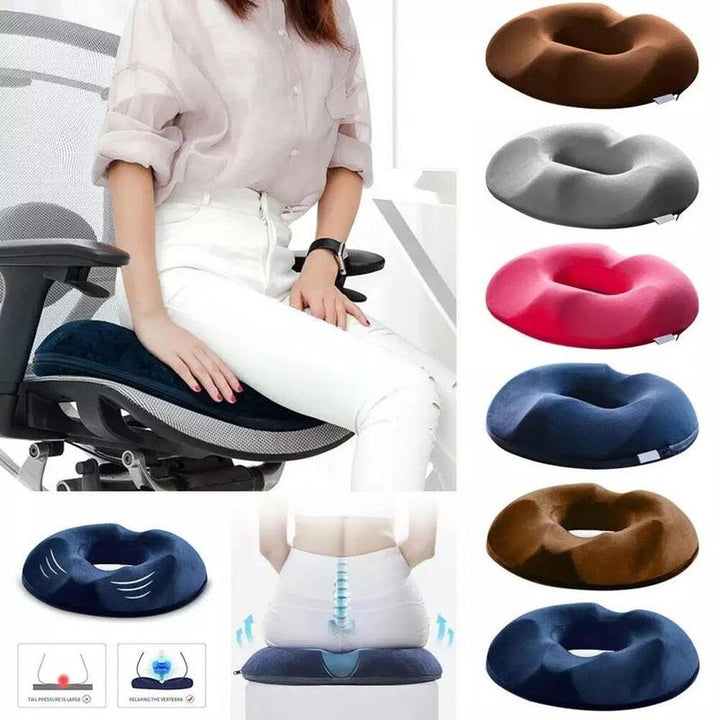 Coussin ergonomique pour hémorroïdes et coccyx