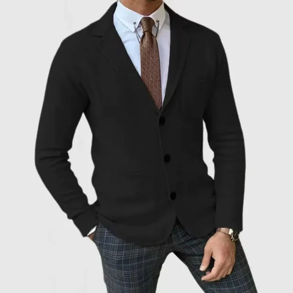 Blazer en maille pour homme – Style raffiné