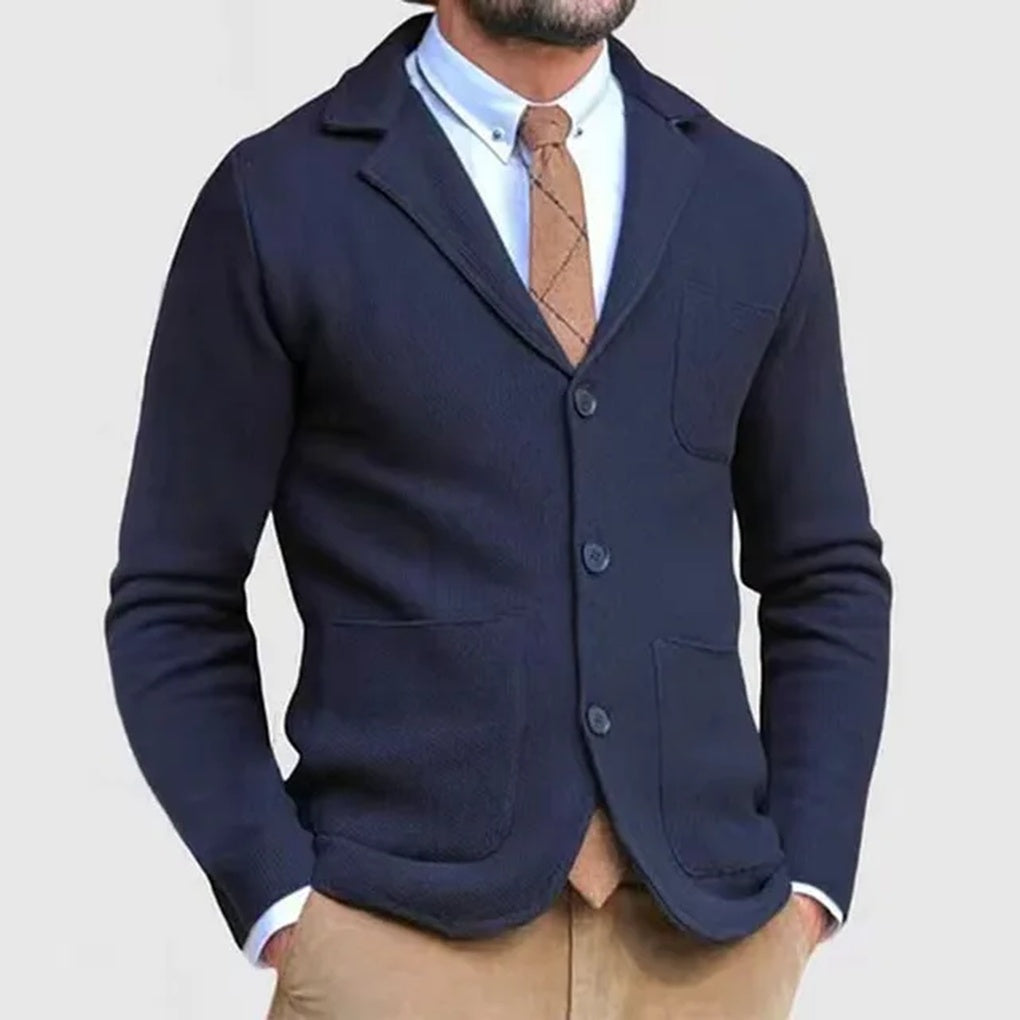 Blazer en maille pour homme – Style raffiné