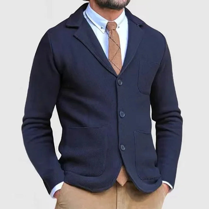 Blazer en maille pour homme – Style raffiné