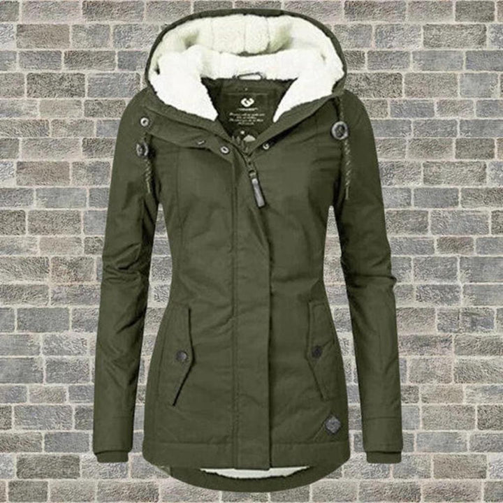 Manteau d’hiver à capuche pour femme – Pratique froid
