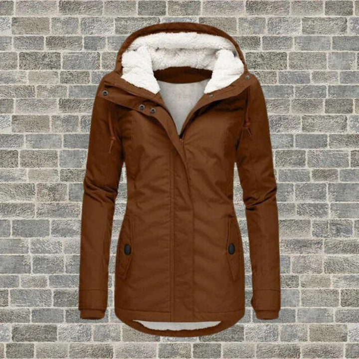 Manteau d’hiver à capuche pour femme – Pratique froid