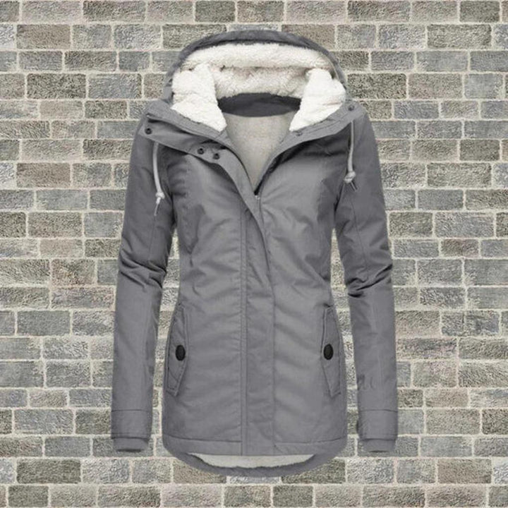 Manteau d’hiver à capuche pour femme – Pratique froid