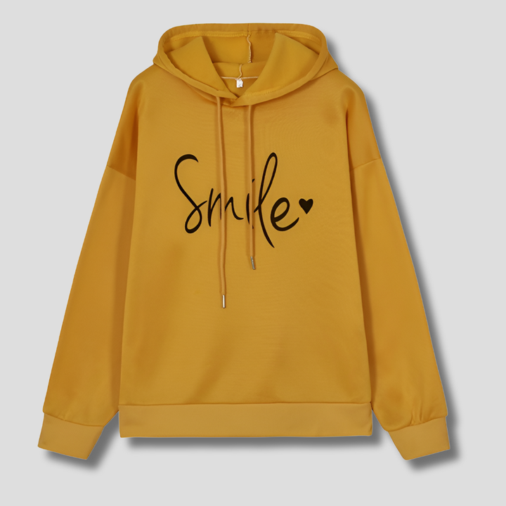 Sweat à capuche Smile pour femme