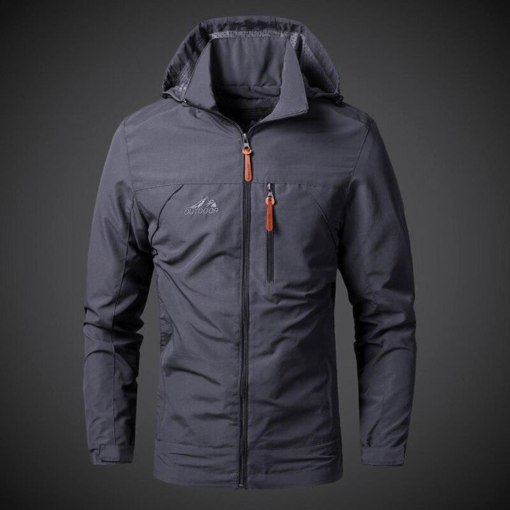 Veste d'extérieur imperméable et coupe-vent pour homme