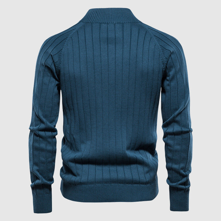 Gilet en Coton pour Homme avec Fermeture Éclair Intégrale : Élégance et Confort au Quotidien