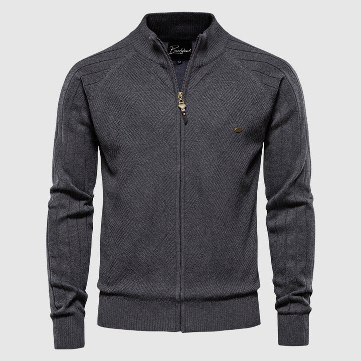 Gilet en Coton pour Homme avec Fermeture Éclair Intégrale : Élégance et Confort au Quotidien