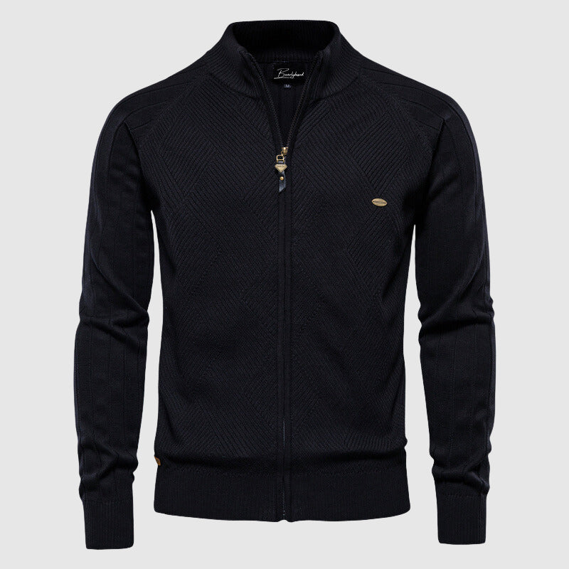 Gilet en Coton pour Homme avec Fermeture Éclair Intégrale : Élégance et Confort au Quotidien