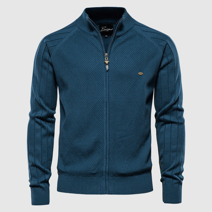 Gilet en Coton pour Homme avec Fermeture Éclair Intégrale : Élégance et Confort au Quotidien