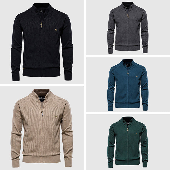 Gilet en Coton pour Homme avec Fermeture Éclair Intégrale : Élégance et Confort au Quotidien