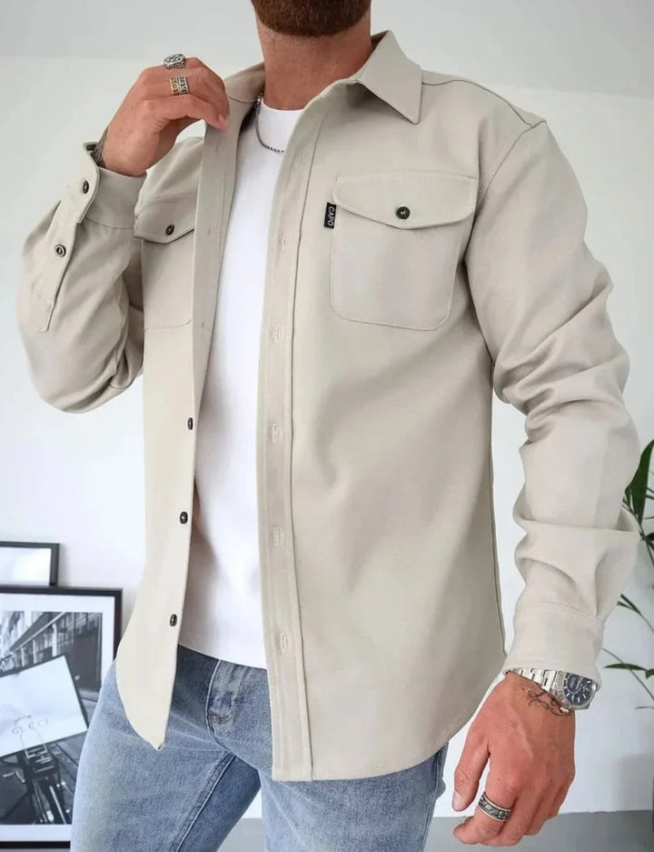 Veste-chemise boutonnée