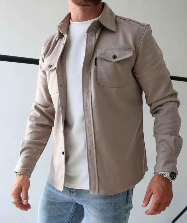Veste-chemise boutonnée