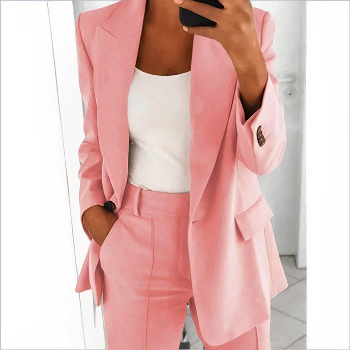 Ensemble blazer et pantalon pour femme
