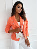Veste en cuir pour femme