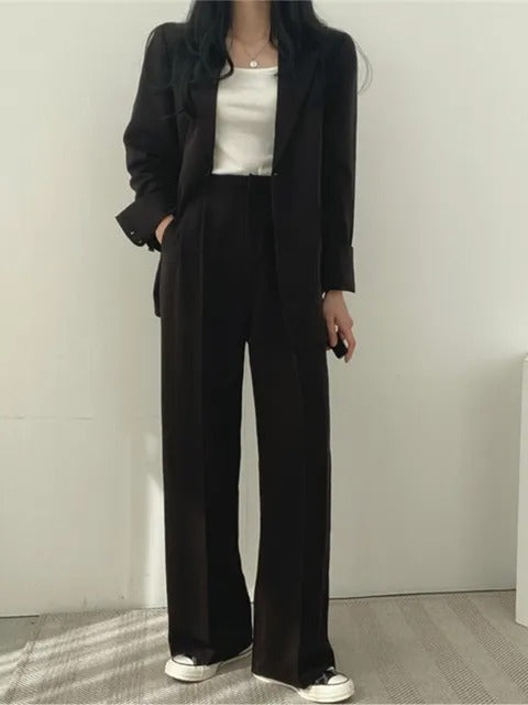 Tailleur pantalon deux-pièces pour femmes