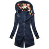 Veste zippée élégante avec capuche pour femme