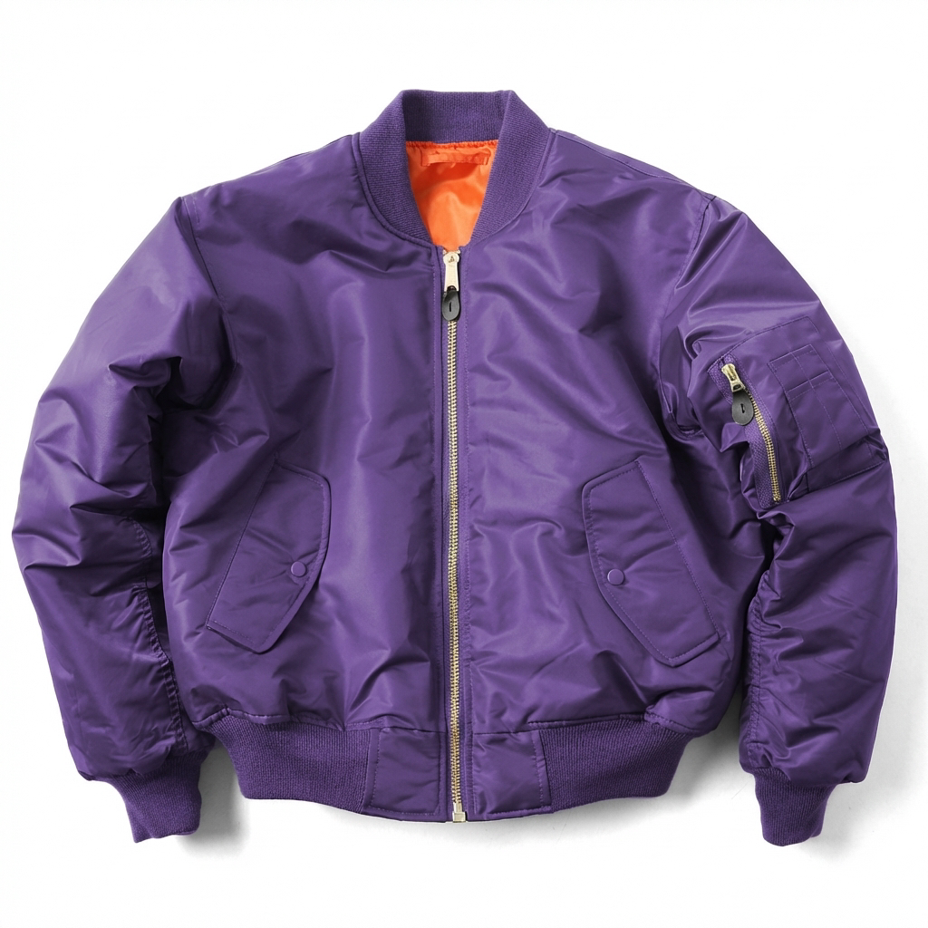 Blouson aviateur classique unisexe pour femme