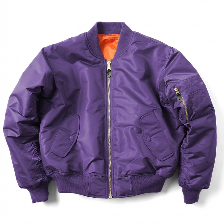 Blouson aviateur classique unisexe pour femme