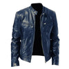 Veste en cuir classique pour homme
