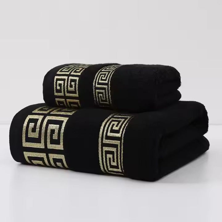 Ensemble de serviettes en coton (2 pièces)