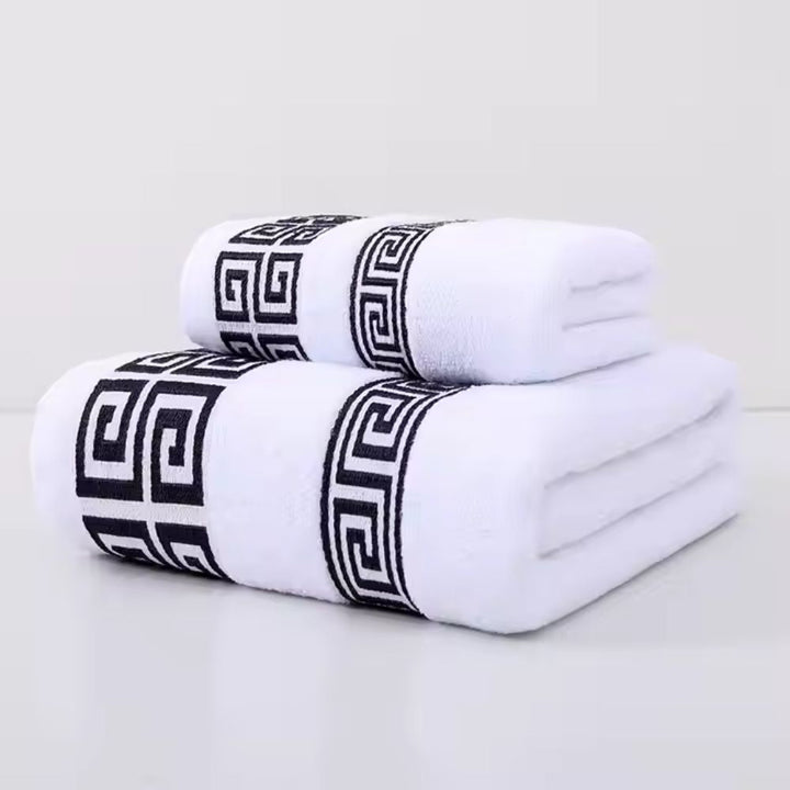 Ensemble de serviettes en coton (2 pièces)