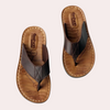 Slippers décontractées en cuir pour hommes : confort et élégance pour l'été