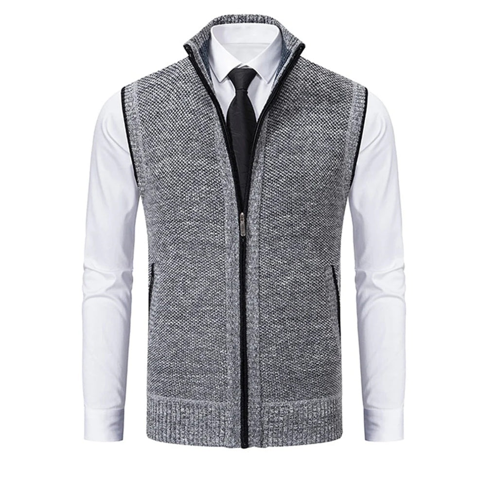 Gilet élégant pour homme — Couche soignée avec détails raffinés