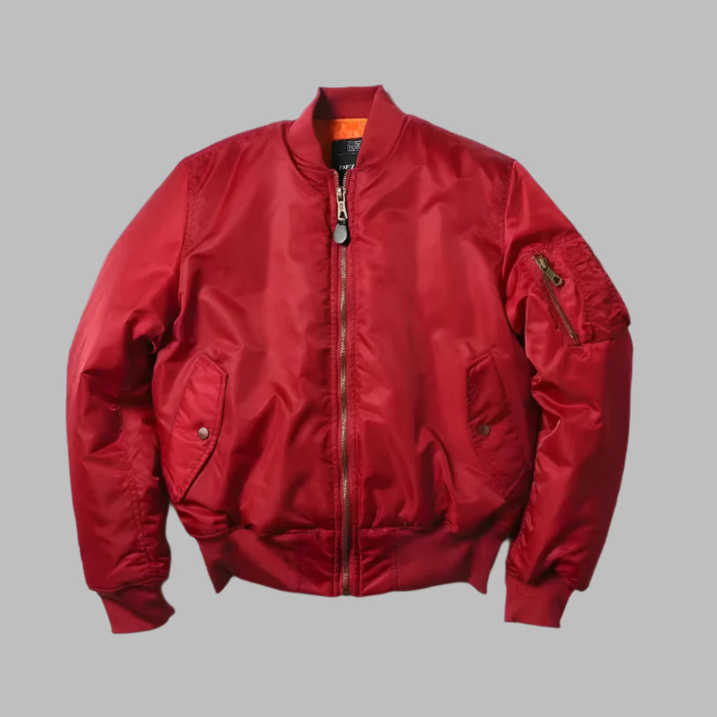 Blouson aviateur classique unisexe pour femme